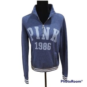 Victoria's Secret PINK 1986 1/4 Zip Sweatshirt - Size Small